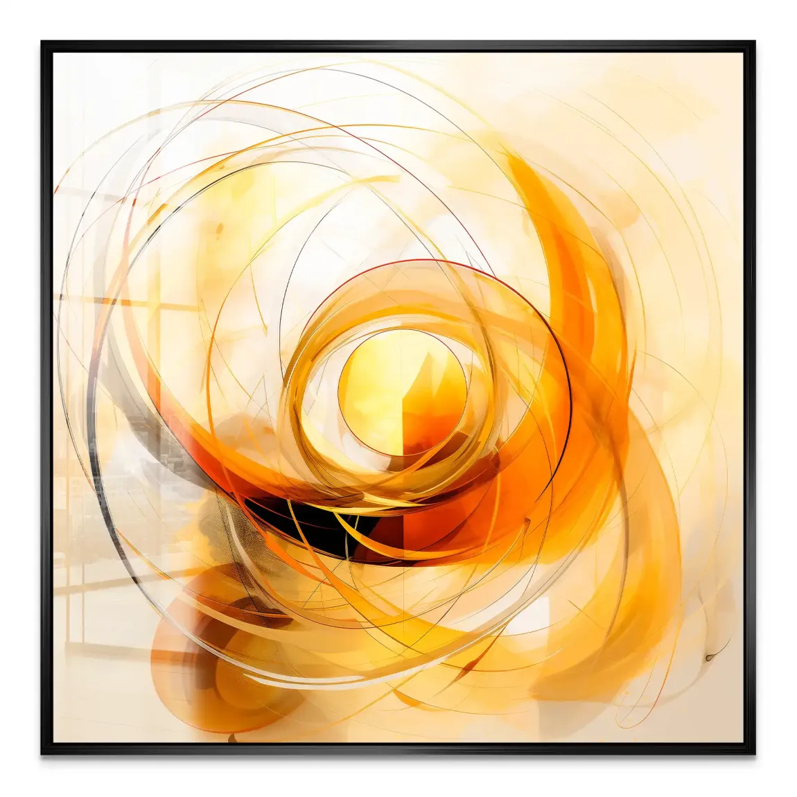 Sonnenwirbel – Energie im Fluss Acrylglas Bild INGALERIE