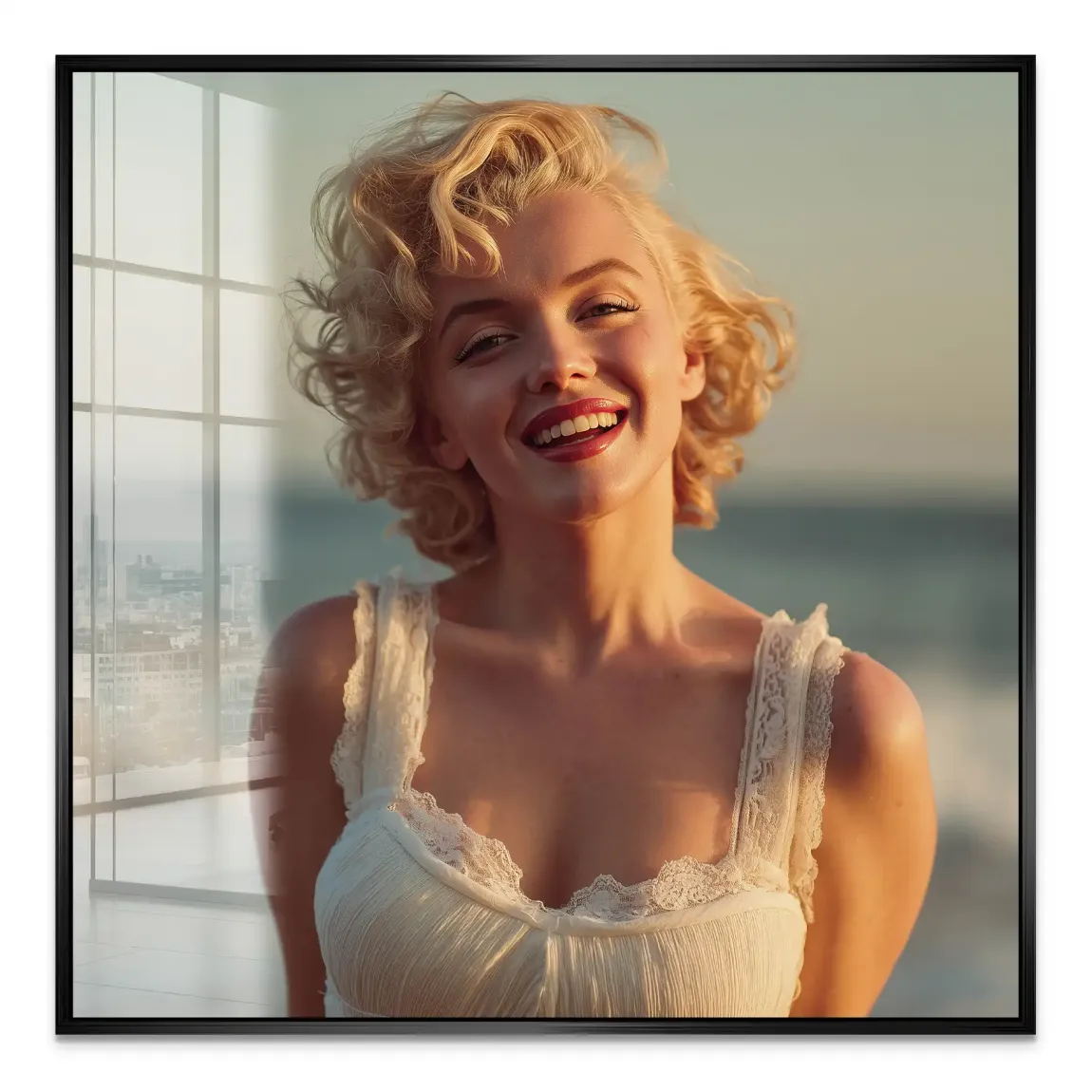 Marilyn Monroe Summer Sun Acrylglas Bild