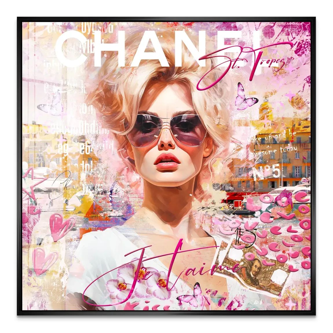 Bardot St Tropez Art Acrylglas Bild