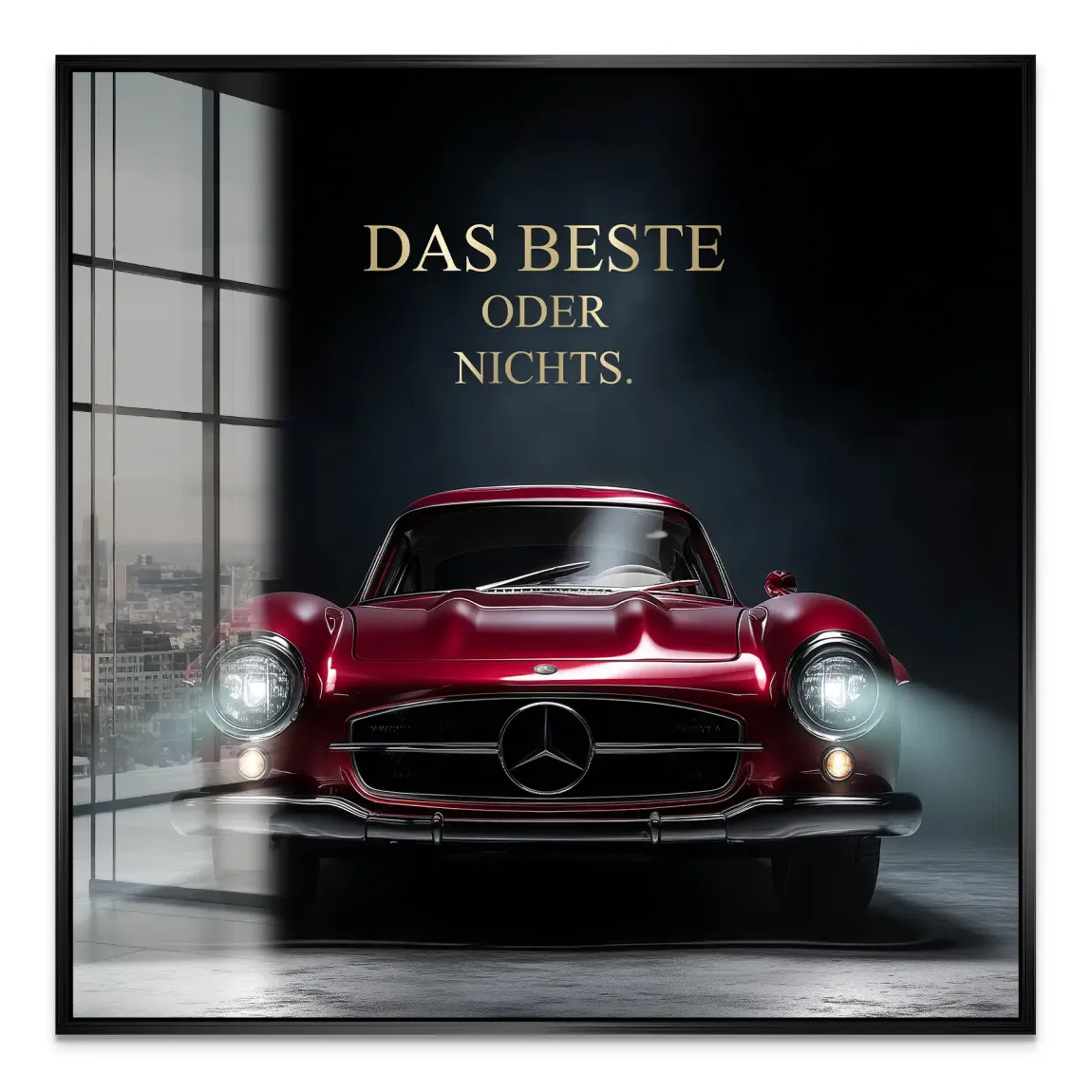 Red Legend Mercedes 300SL Acrylglas Bild