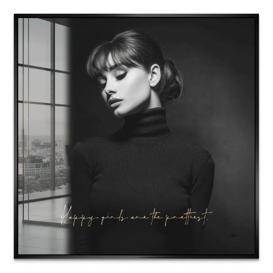 Audrey Hepburn Pretty Acrylglasbild