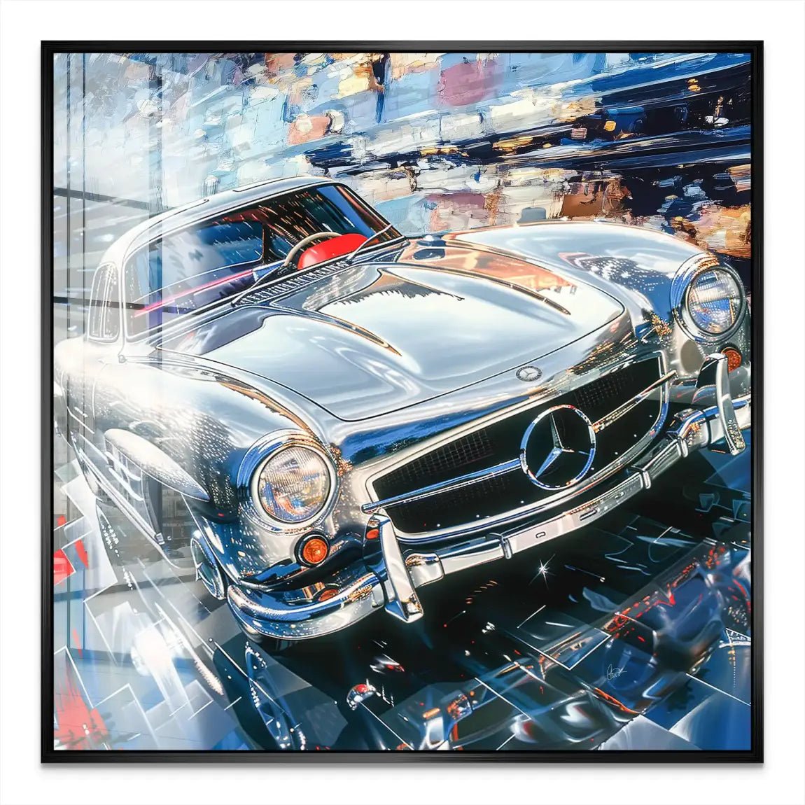 Mercedes 300 SL Acrylglas Bild INGALERIE