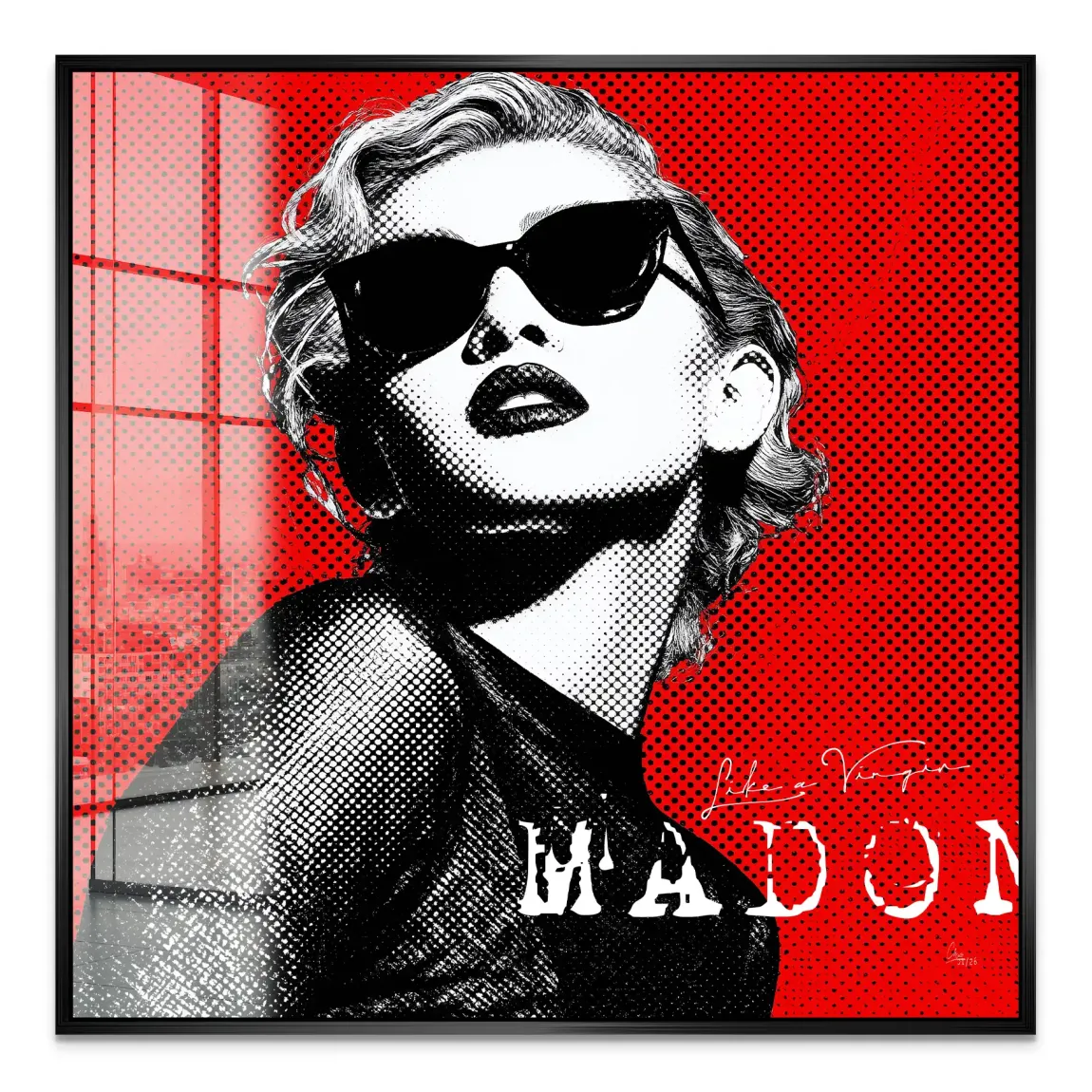 Rebel Madonna Acrylglas Bild