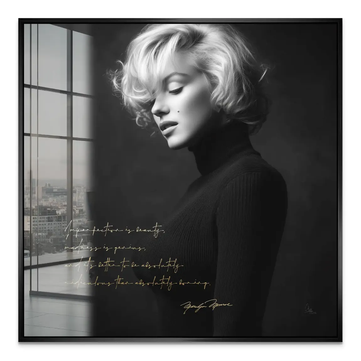 Marilyn Monroe Diva Acrylglasbild
