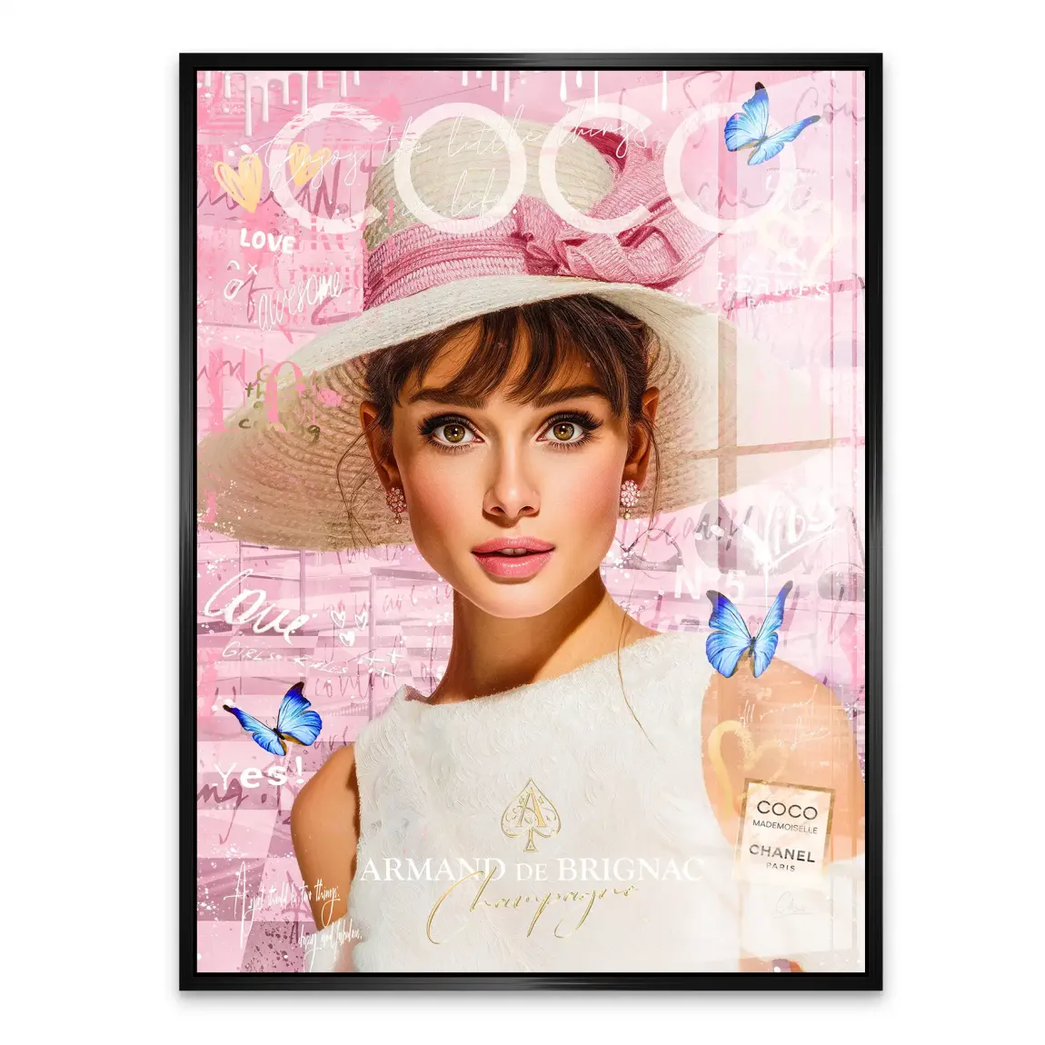 Audrey Hepburn Coco Armand Acrylglasbild INGALERIE