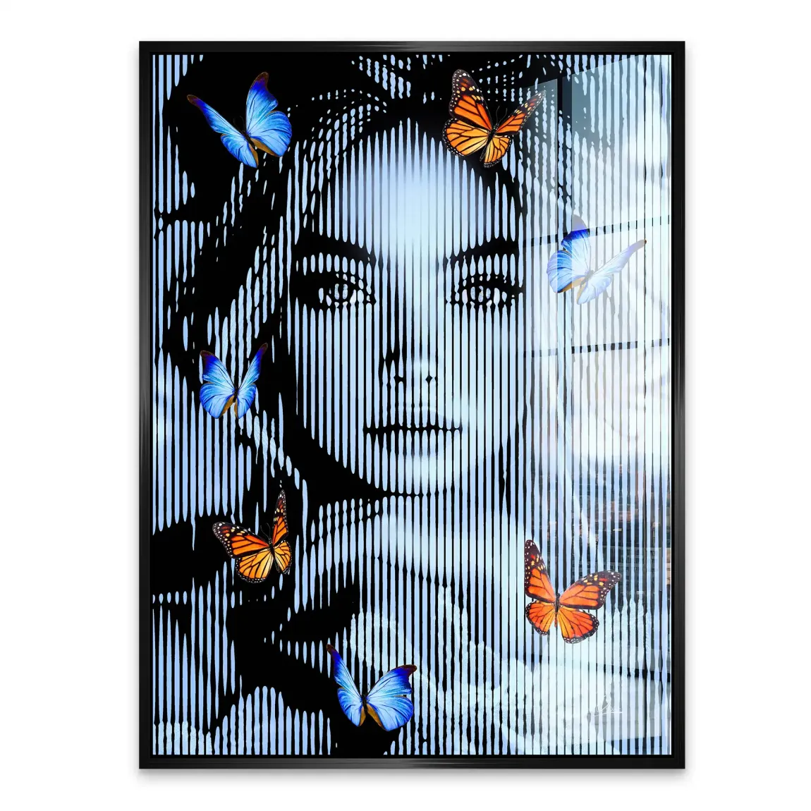 Flüstern der Schmetterlinge Acrylglasbild INGALERIE