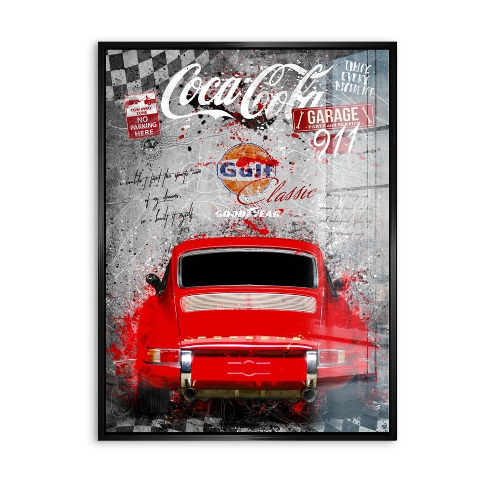 Porsche 911 Modern Style Acrylglas Bild INGALERIE