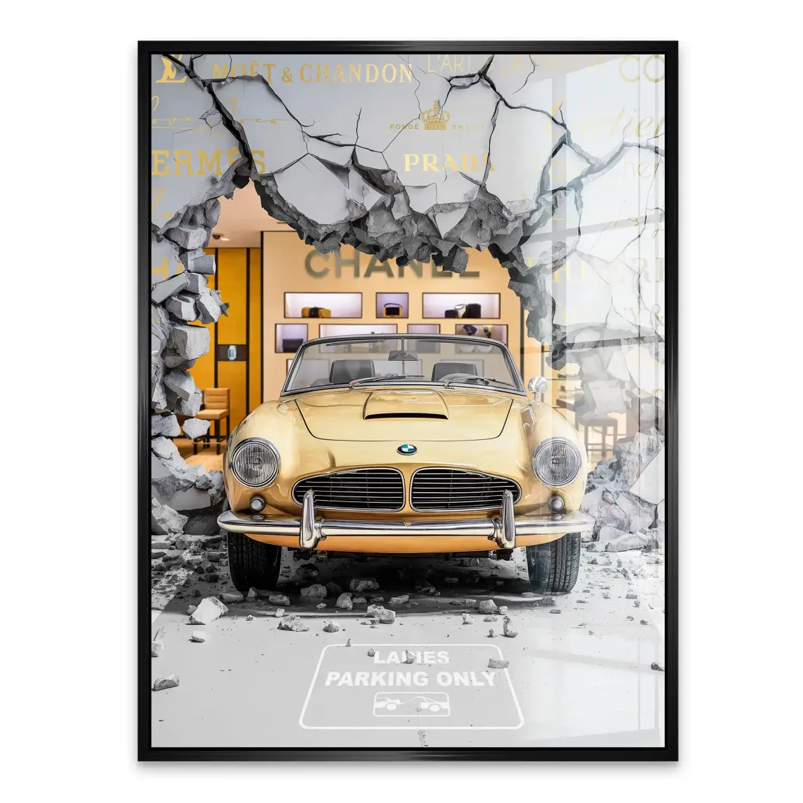 Luxury Shopping Acrylglasbild