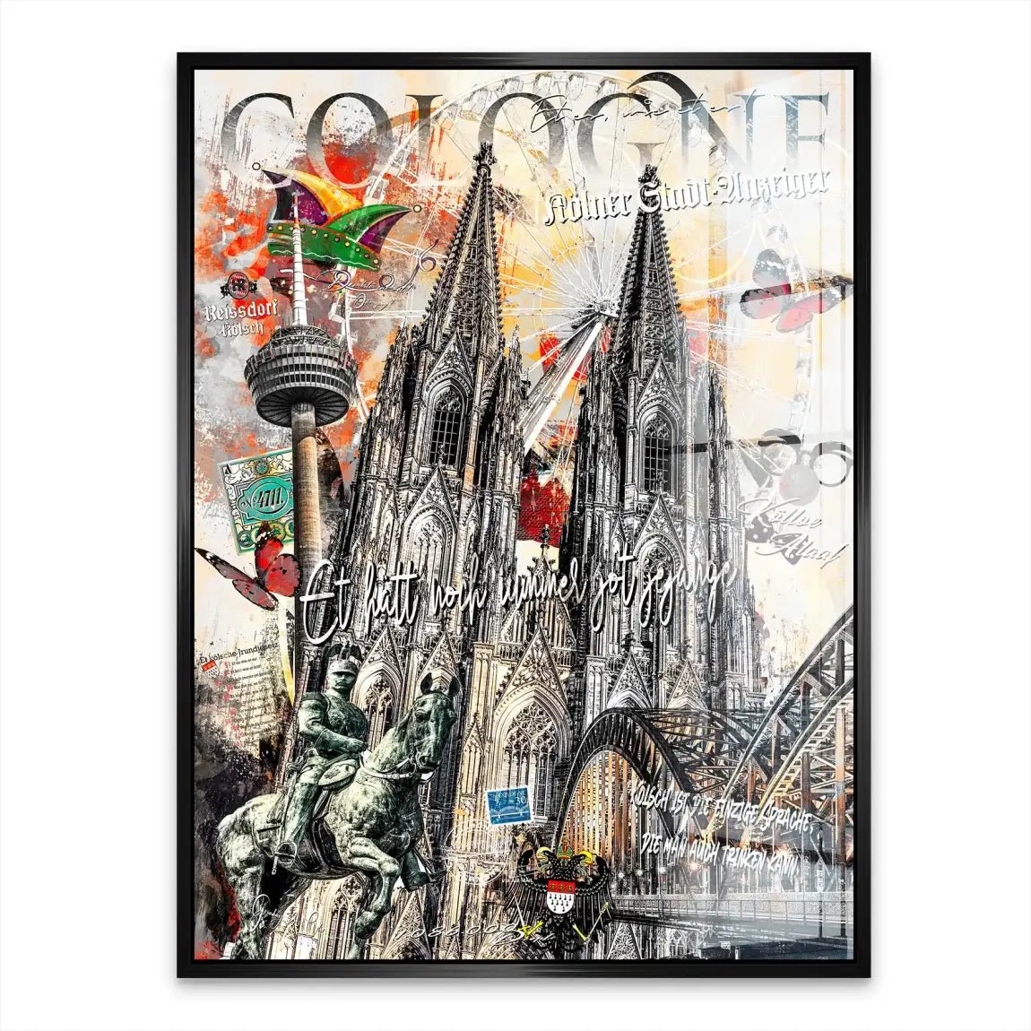 Stadt Köln Nr.2 Acrylglasbild INGALERIE