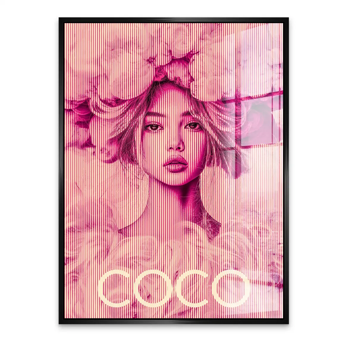 Coco Vision in Pink Acrylglasbild INGALERIE