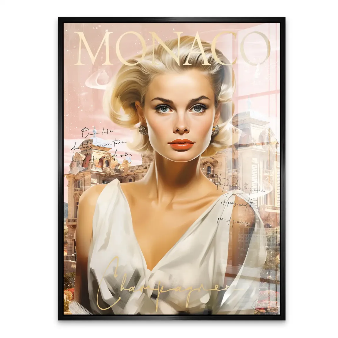 Grace Monaco Acrylglasbild INGALERIE