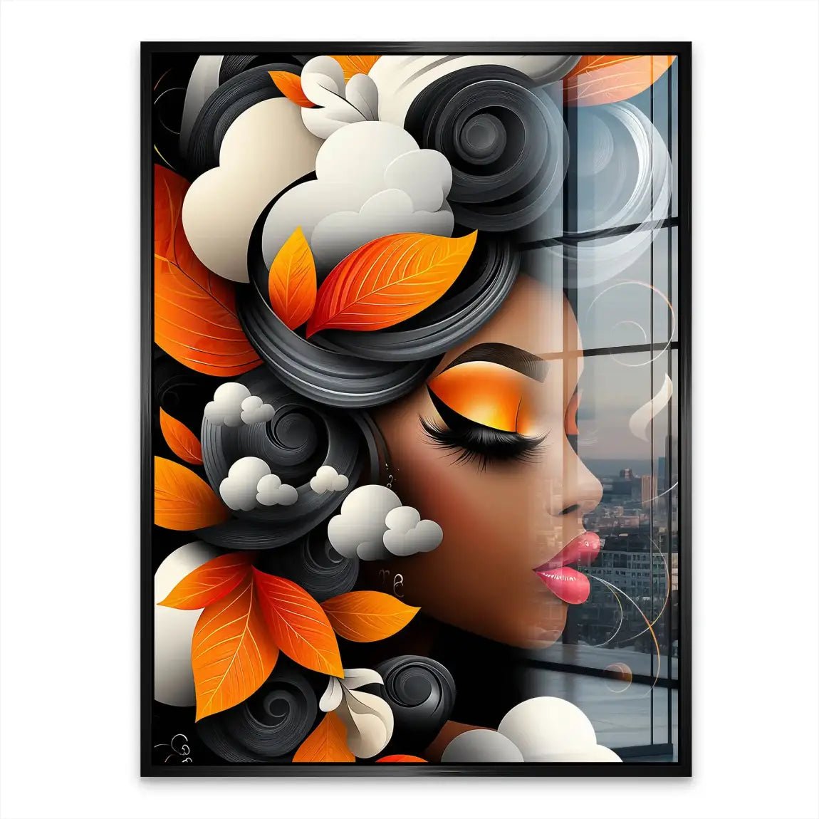 Black is Beauty Nr.12 Acrylglasbild INGALERIE