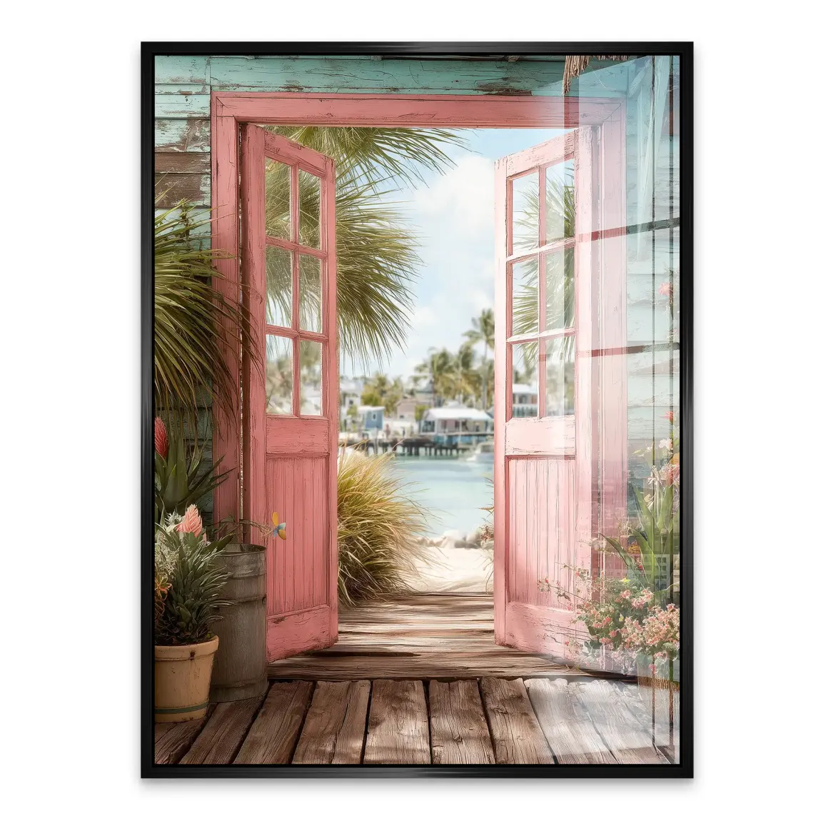 Coastal Escape Acrylglasbild - INGALERIE | Dein Onlineshop für moderne Wandbilder