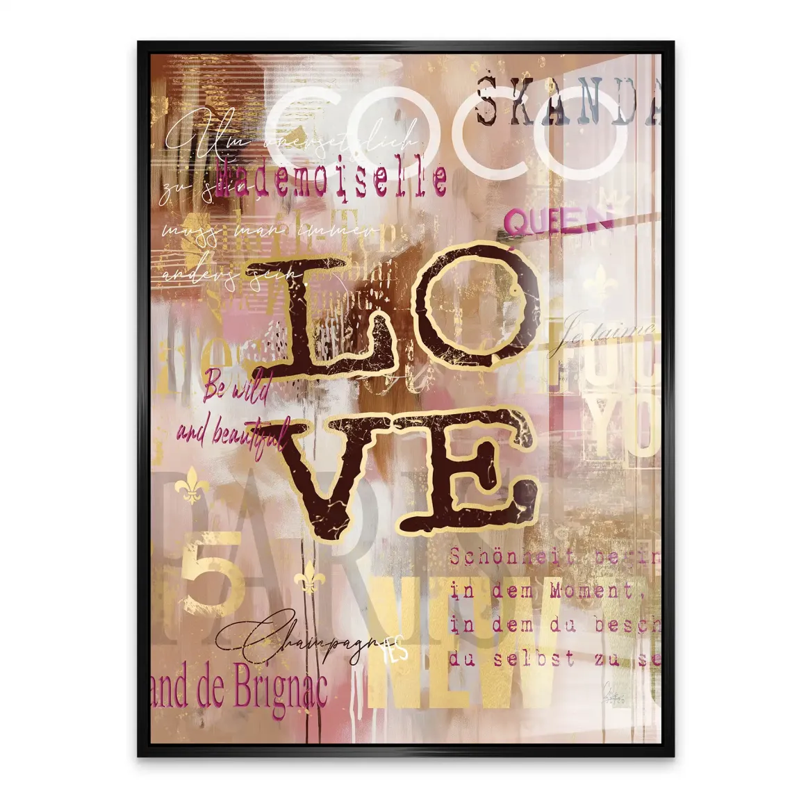 Coco Love Acrylglasbild