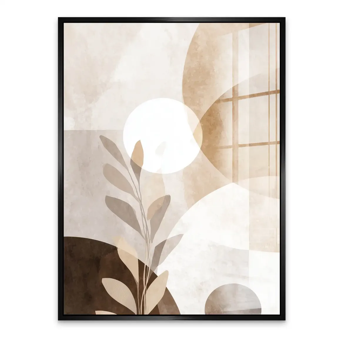 Natural Balance Abstrakt Acrylglasbild