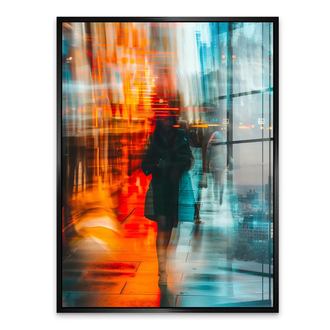 Stadtlichter Acrylglasbild INGALERIE