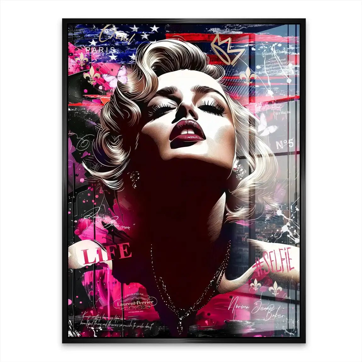 Marilyn Monroe USA Acrylglasbild INGALERIE