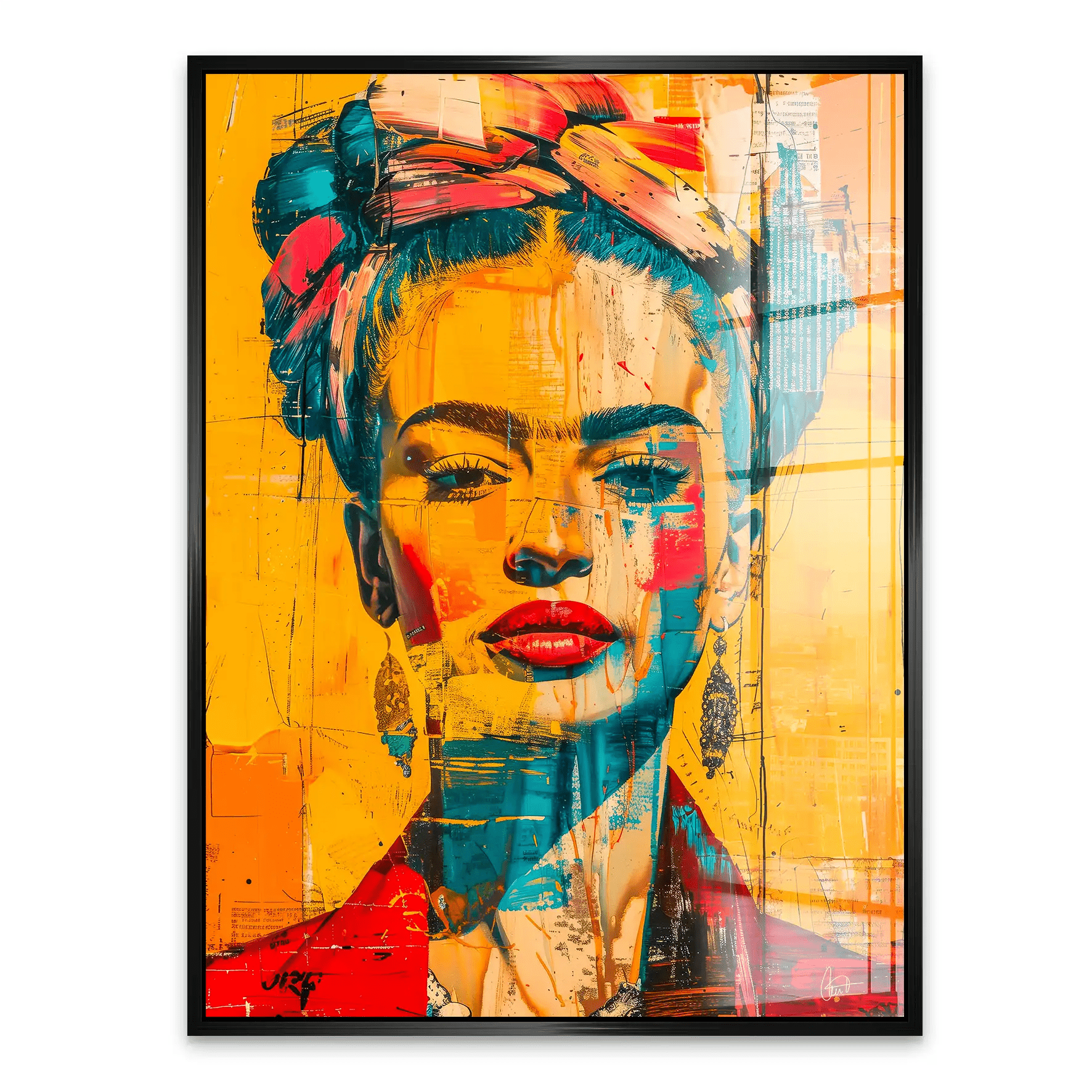 Frida Kahlo Street Style Acrylglas Bild INGALERIE