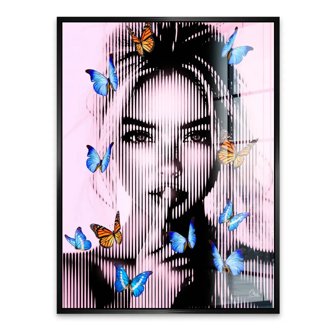 Silent Butterfly Acrylglasbild INGALERIE