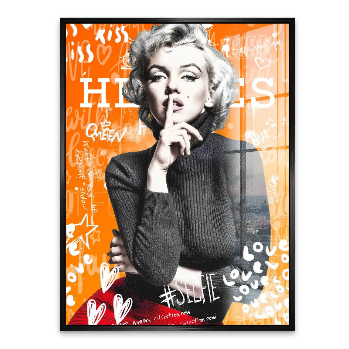 Queen of Silence Pop Acrylglasbild INGALERIE