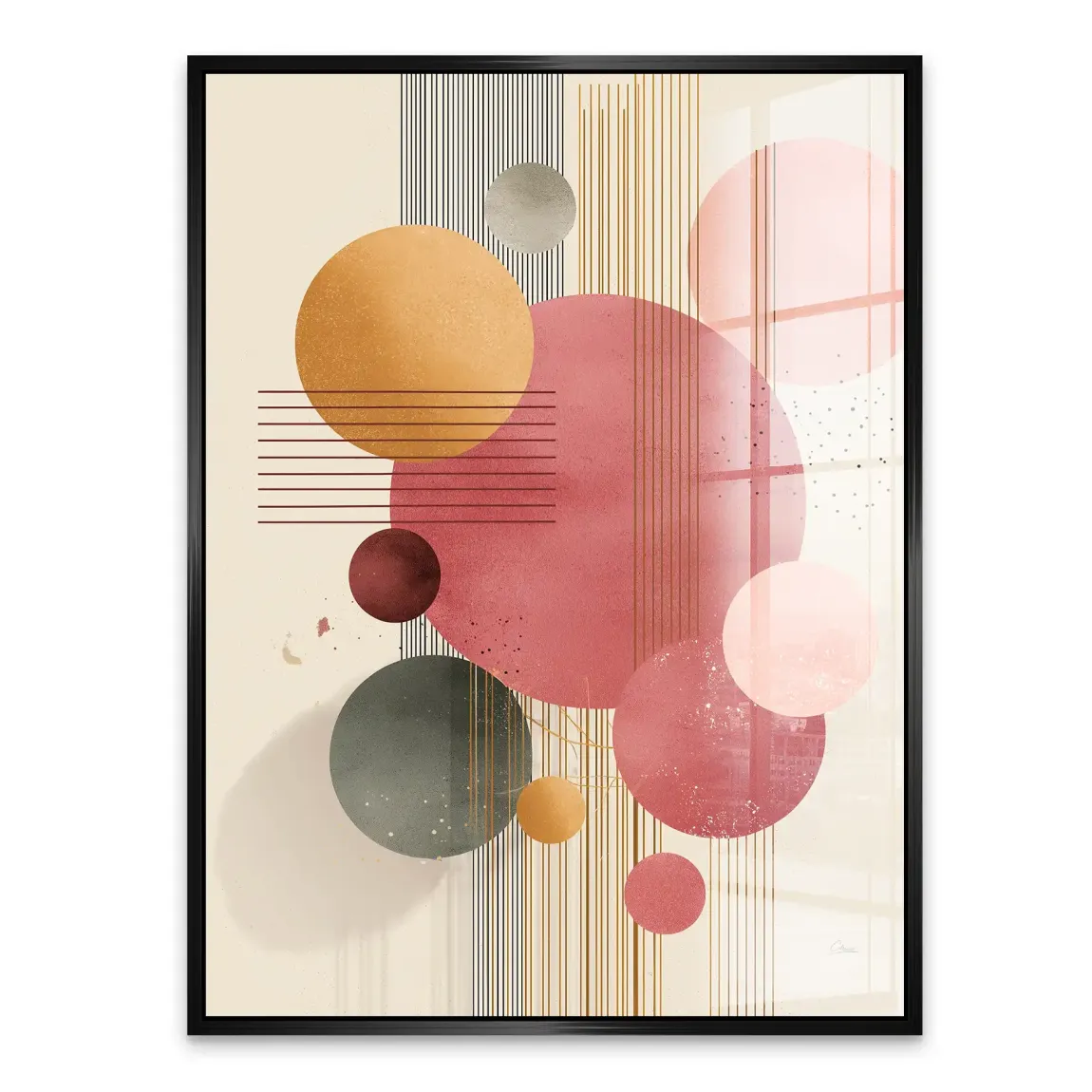 Circles of Serenity Acrylglasbild INGALERIE