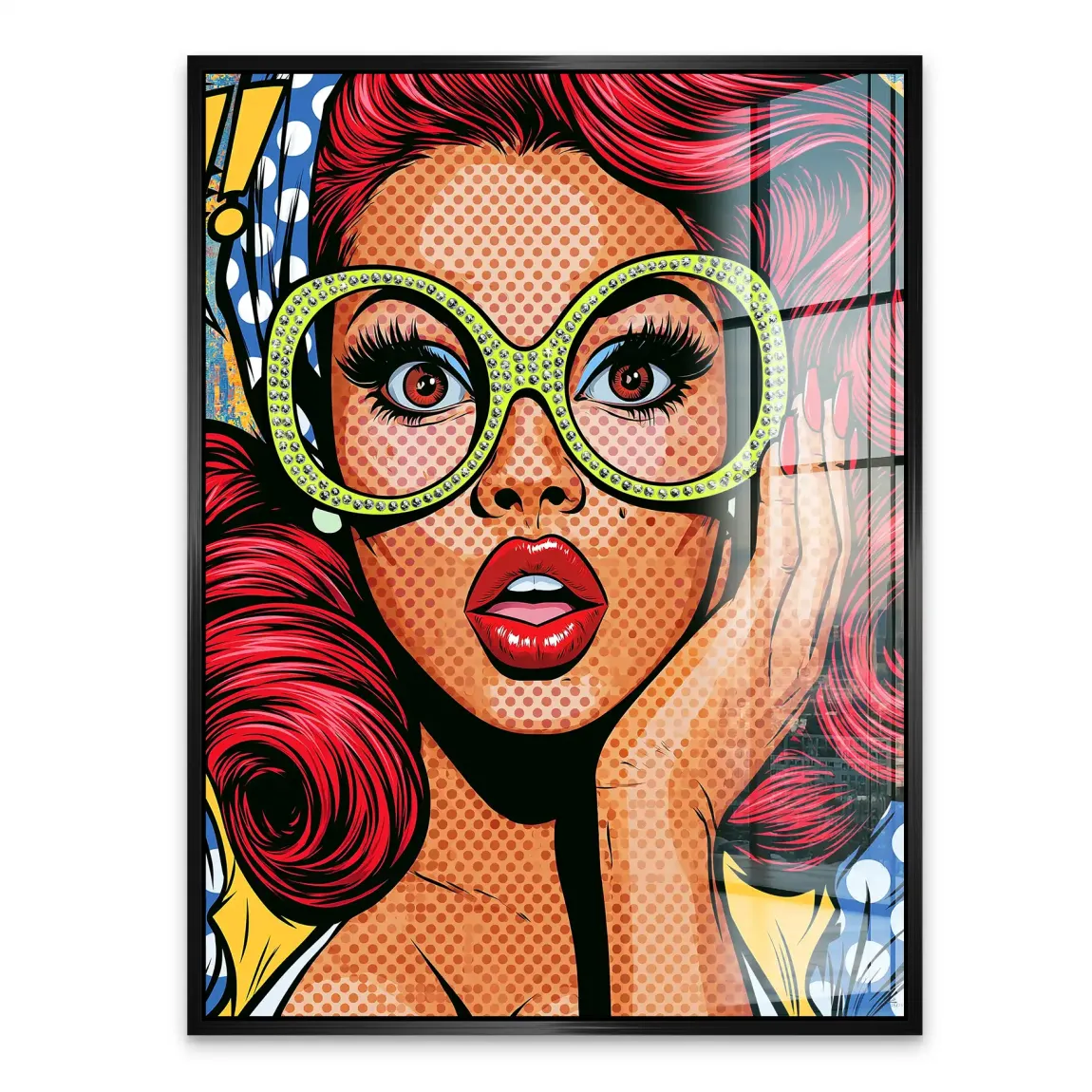 Pop Art Diva Acrylglasbild