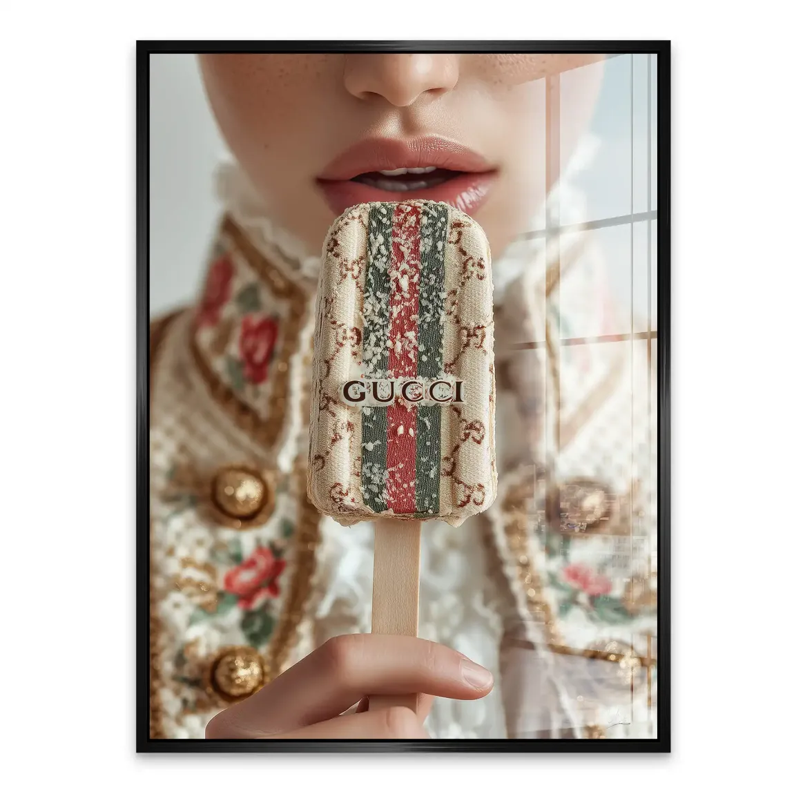 Gucci Ice Couture Acrylglasbild
