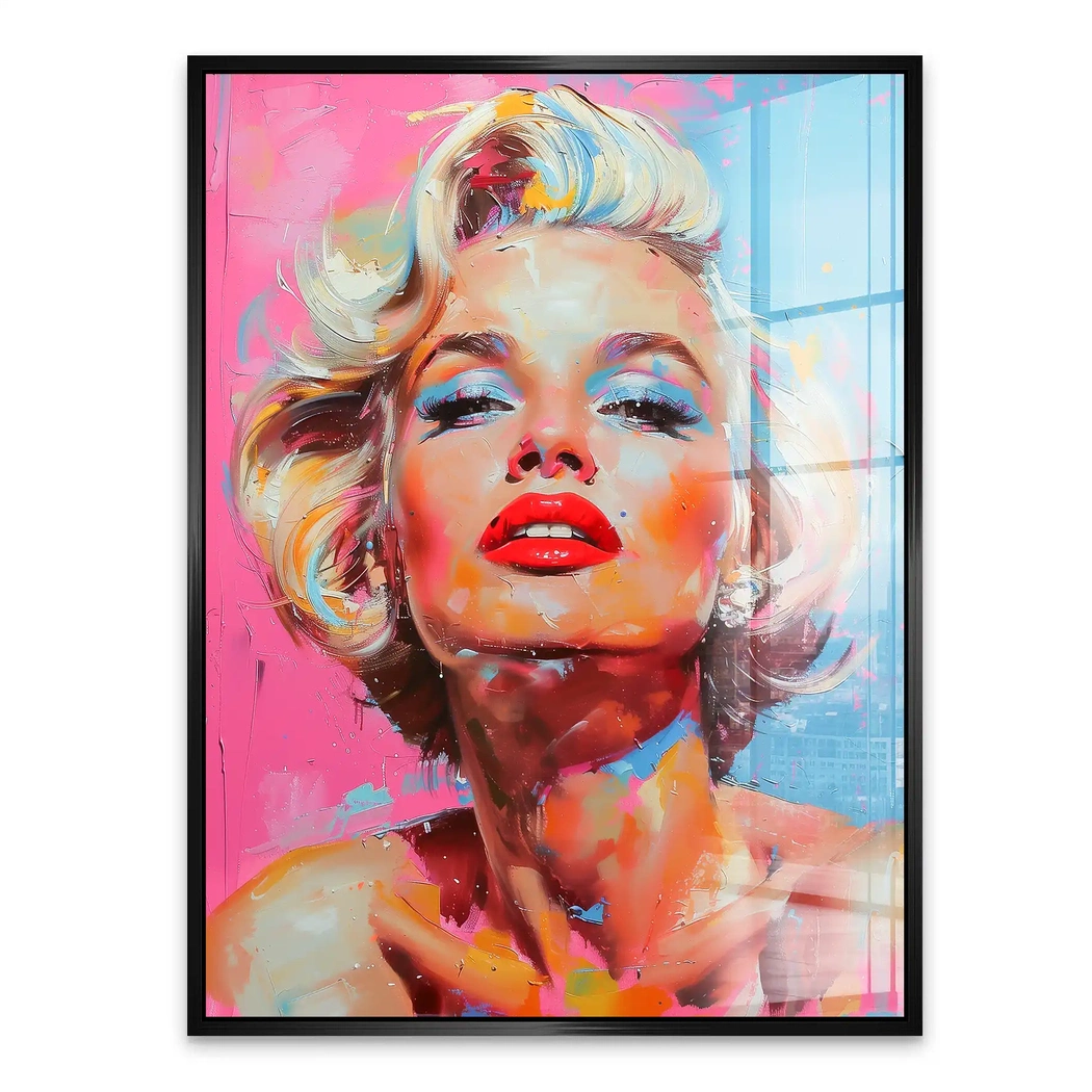 Marilyn Monroe Color Style Acrylglas Bild INGALERIE