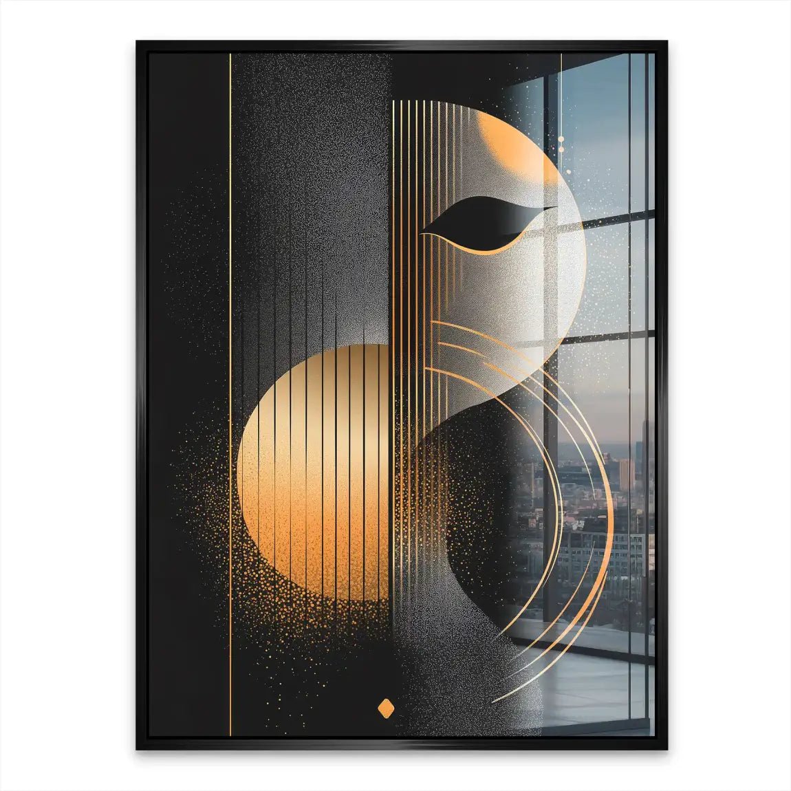 Abstrakt Nr.10 Acrylglasbild INGALERIE