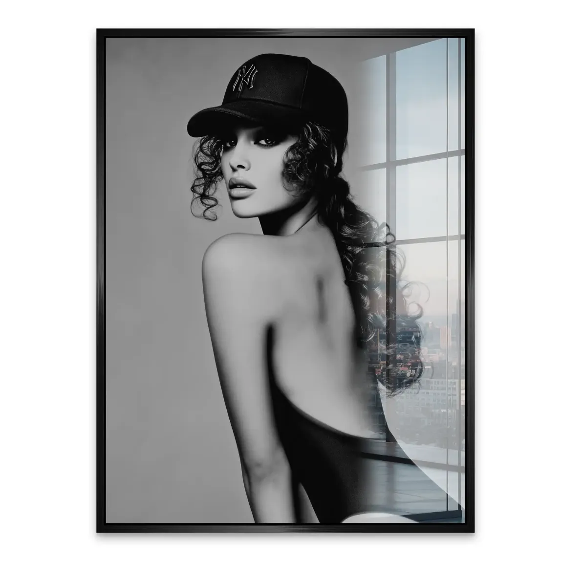 Cap Girl Acrylglasbild