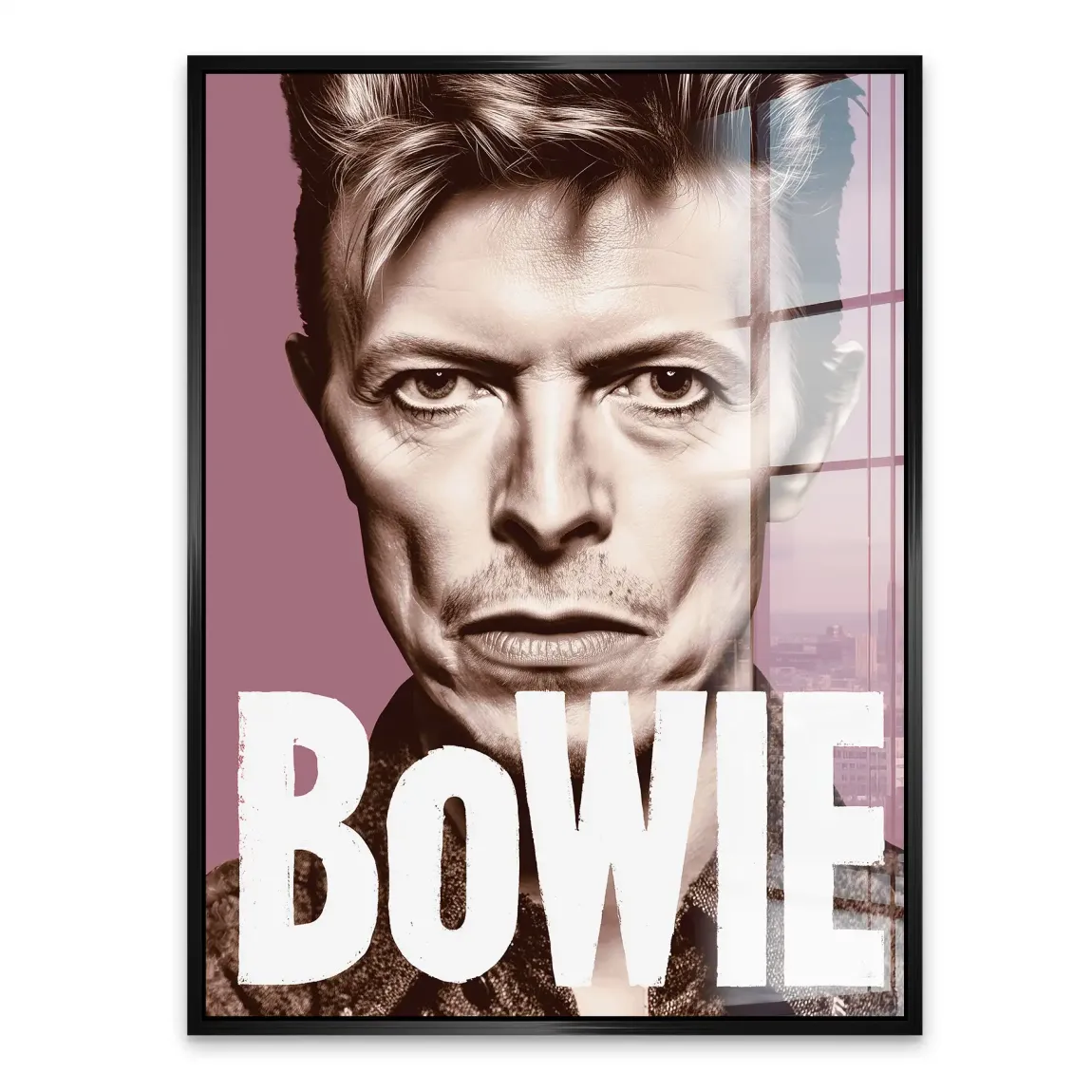 Starman Portrait Bowie Acrylglasbild