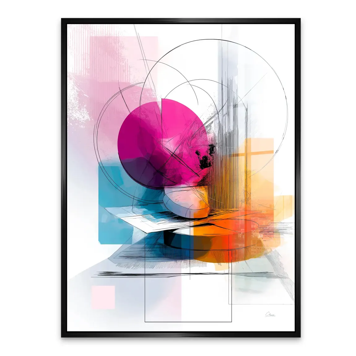 Harmony of Circles Acrylglasbild INGALERIE