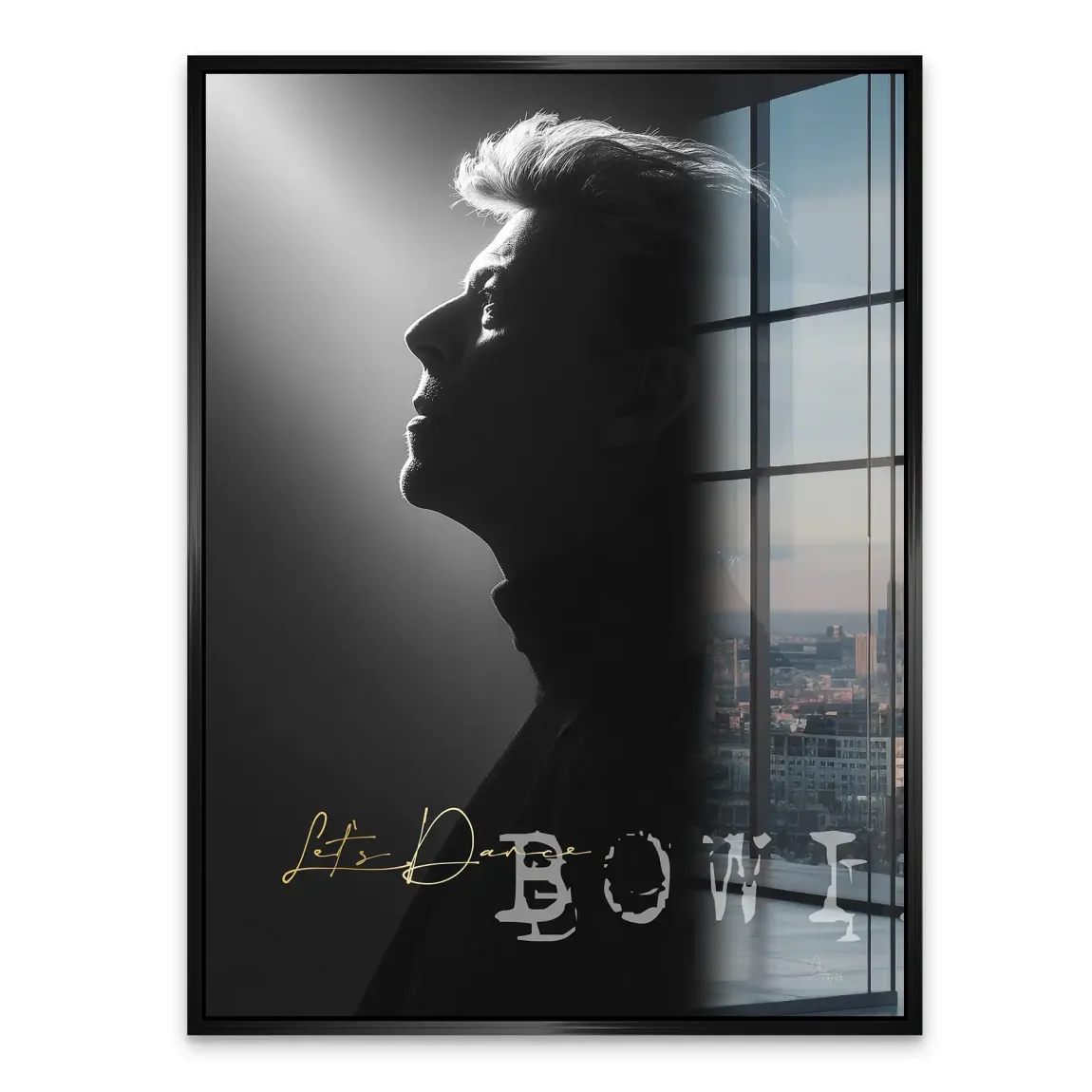 David Bowie Dance Acrylglasbild