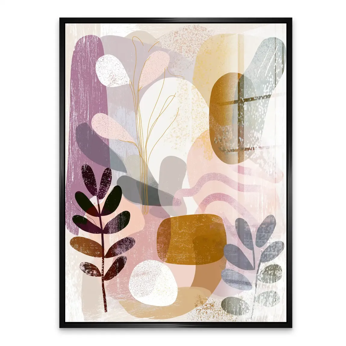 Soft Harmony Abstrakt Acrylglasbild