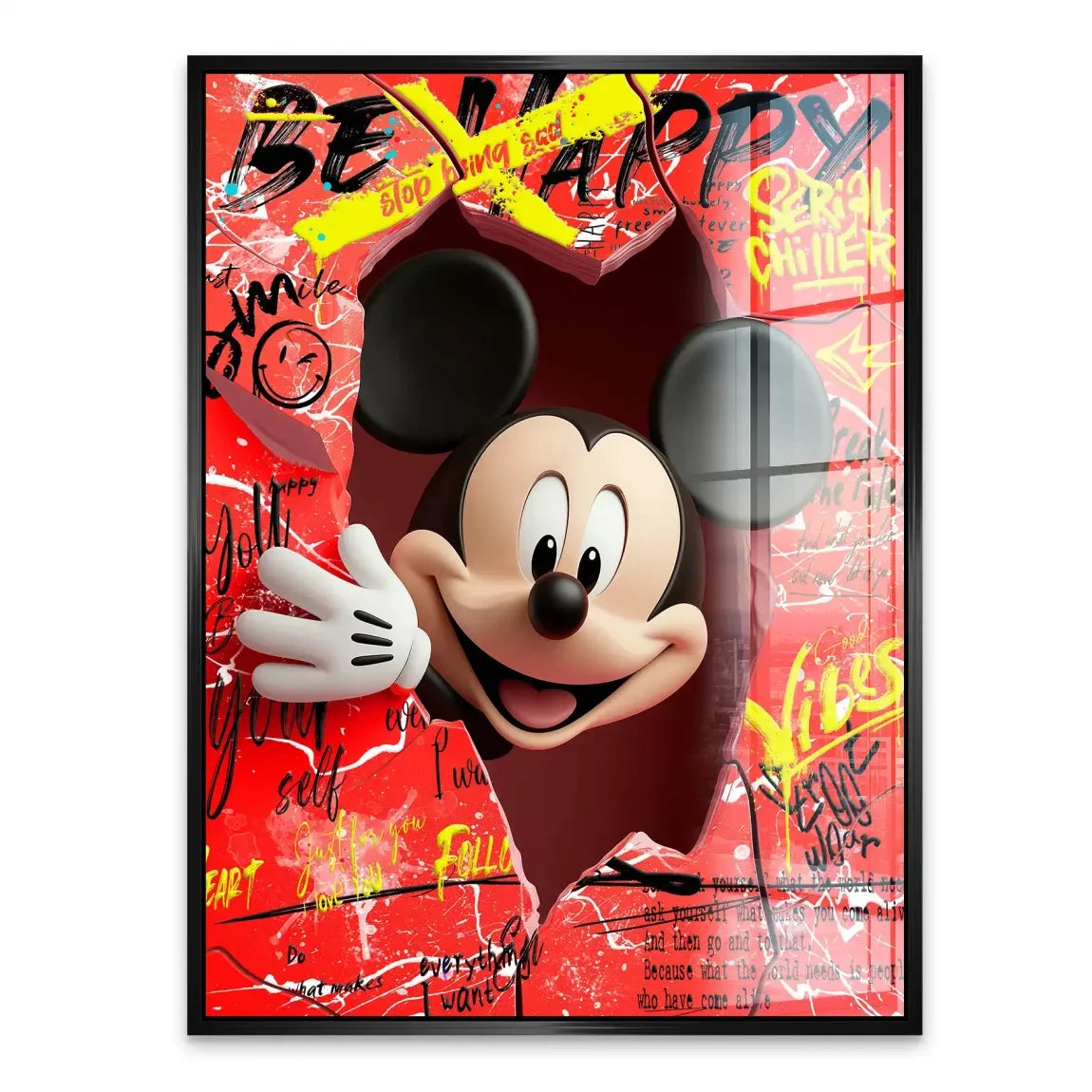 Charming Smile Micky Mouse Acrylglasbild INGALERIE