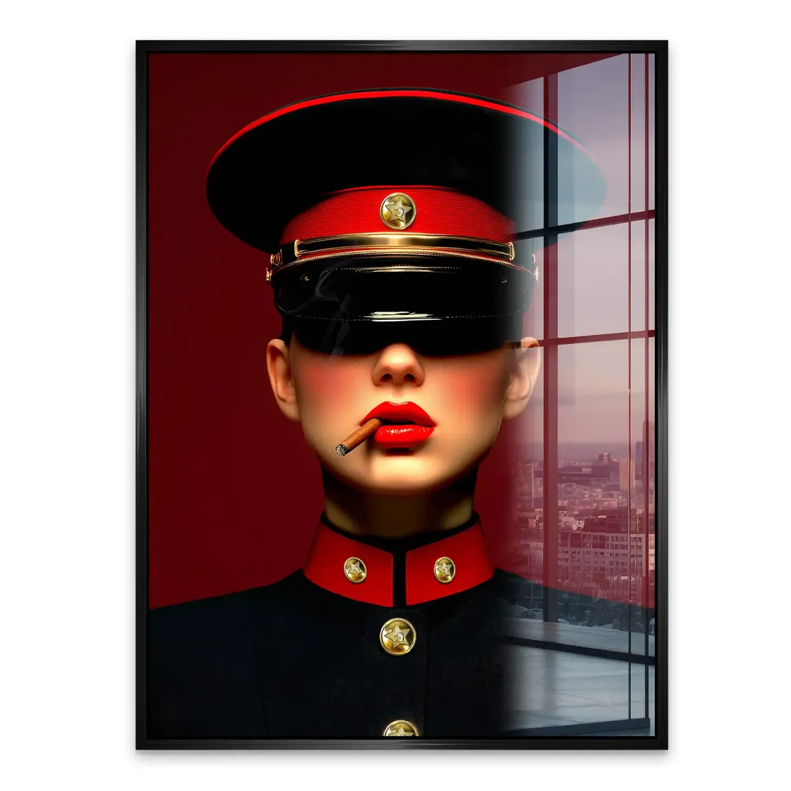 Russian Girl Acrylglasbild