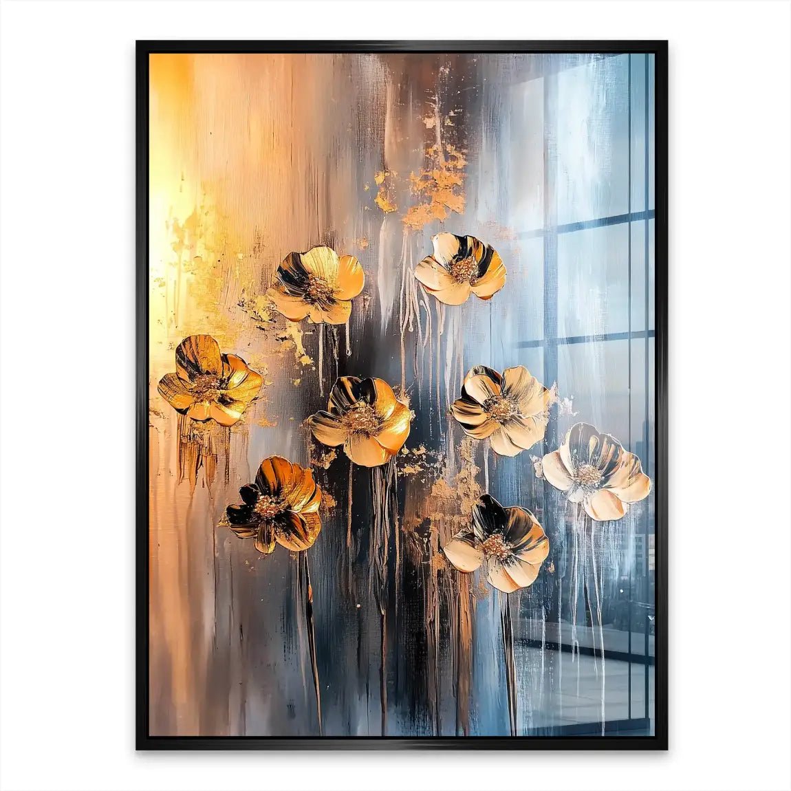 Flower Abstrakt Nr.12 Acrylglasbild INGALERIE