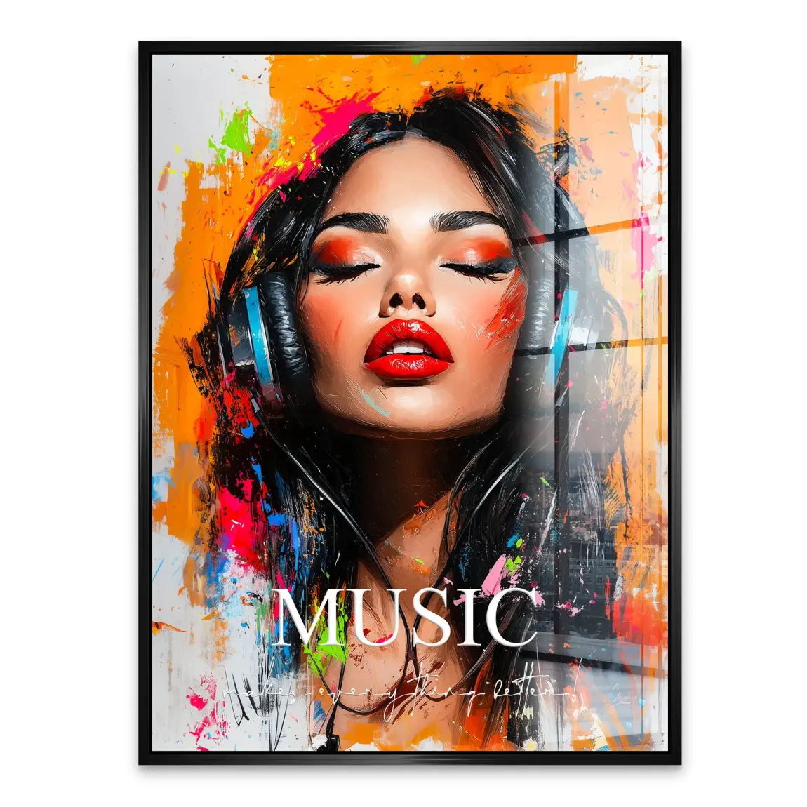 Music Soul Acrylglasbild