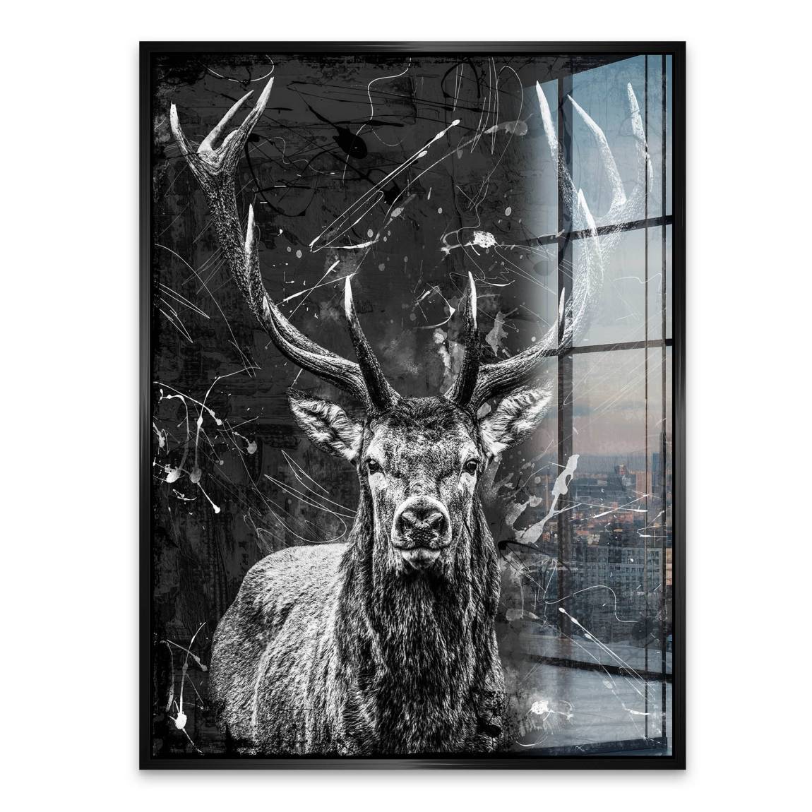 Hirsch Prestige Acrylglasbild