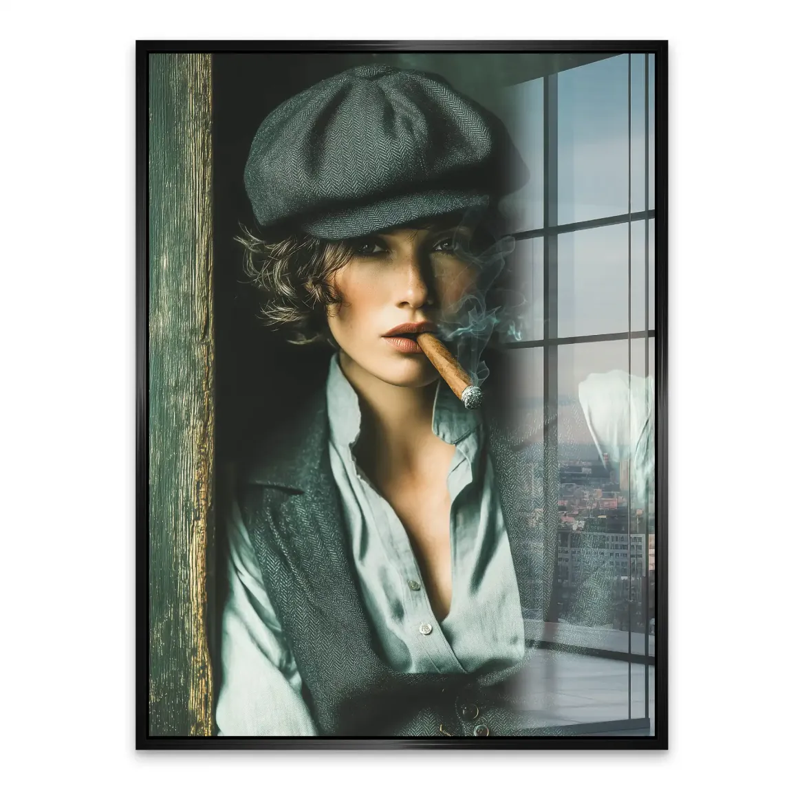 Smoke & Secrets Beauty Acrylglasbild INGALERIE