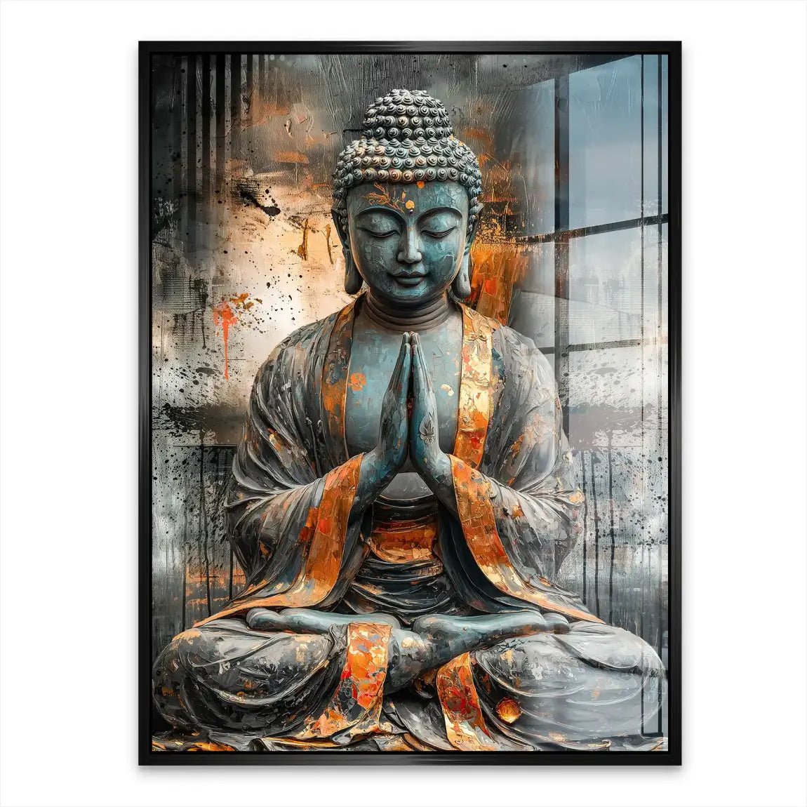 Buddha Abstrakt Nr.50 Acrylglasbild INGALERIE