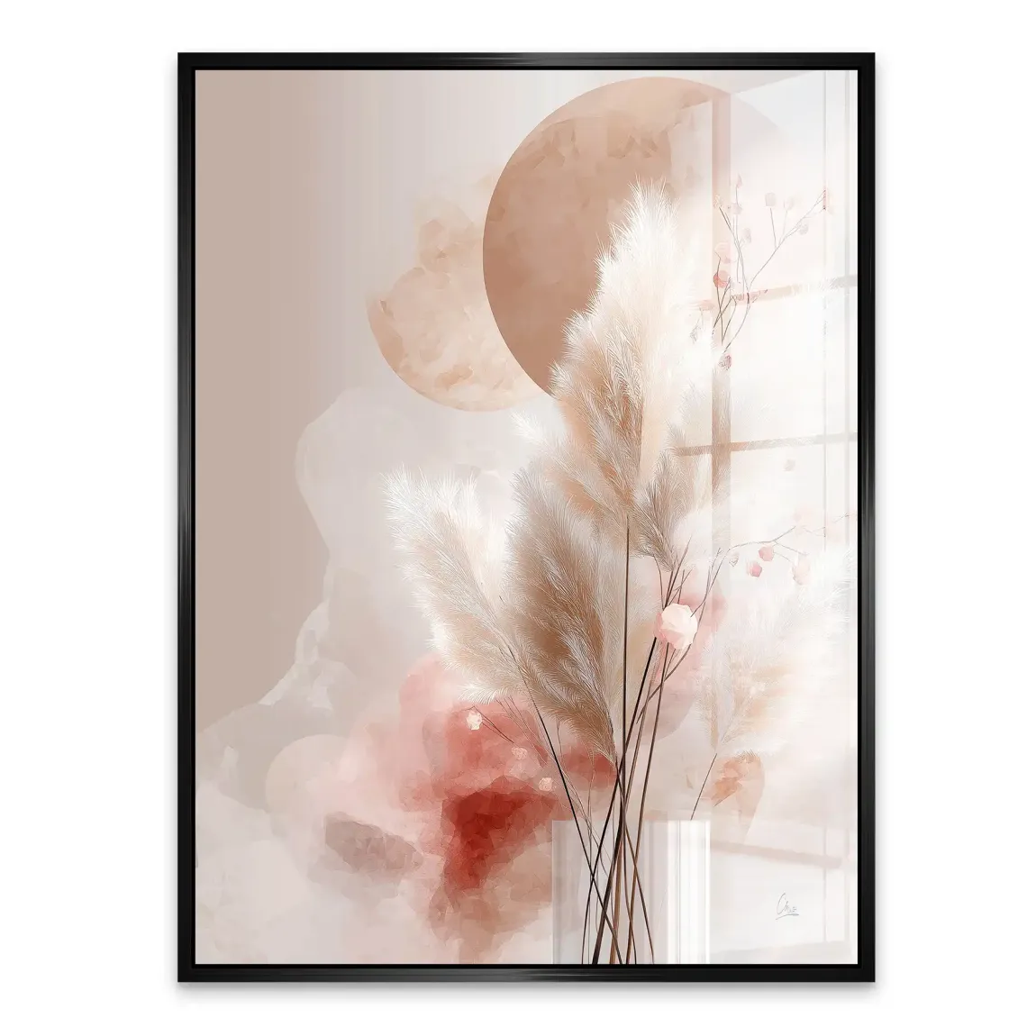 Amber Fields Acrylglasbild