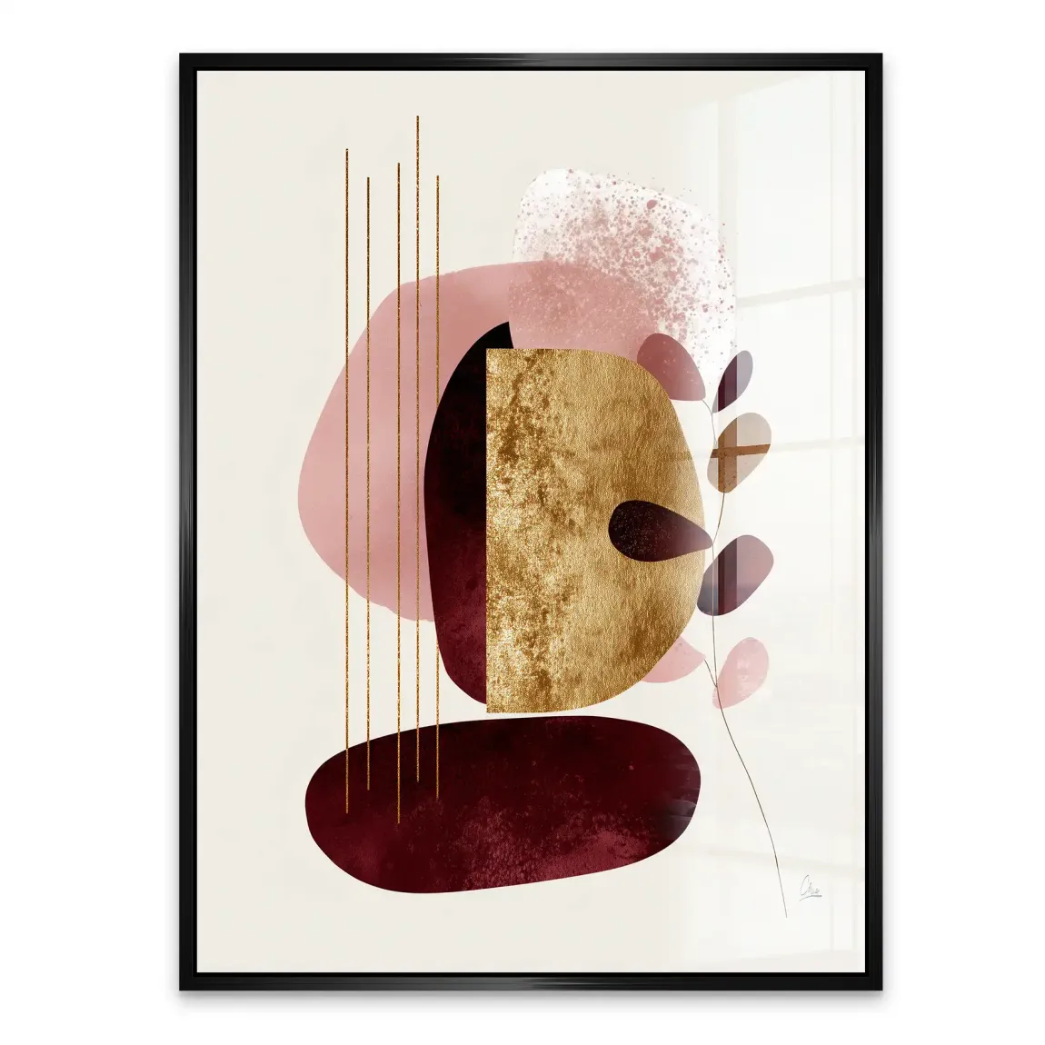 Velvet Shape Acrylglasbild