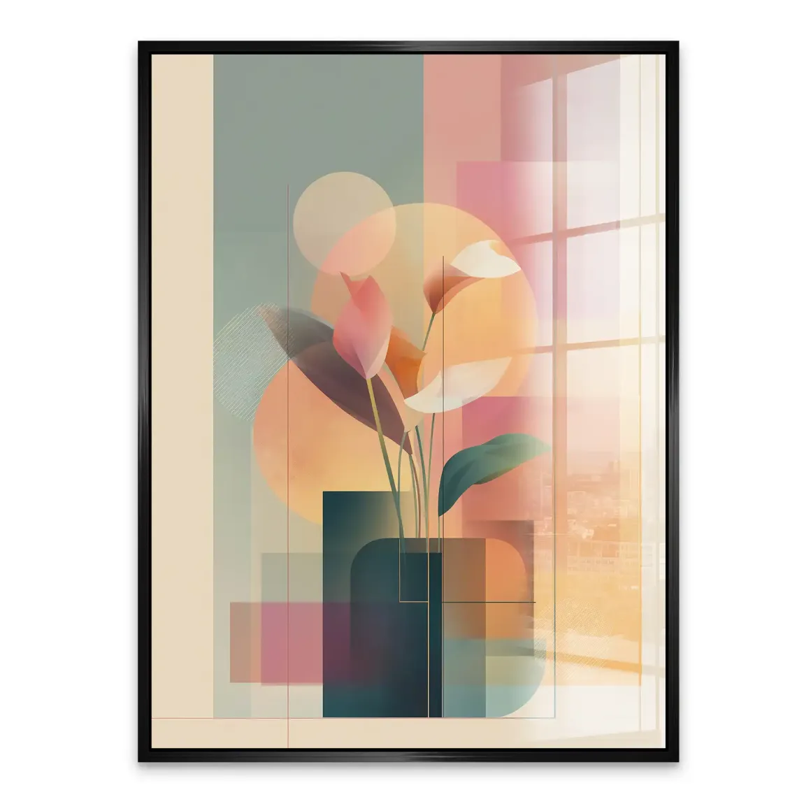 Light Garden Abstrakt Acrylglasbild