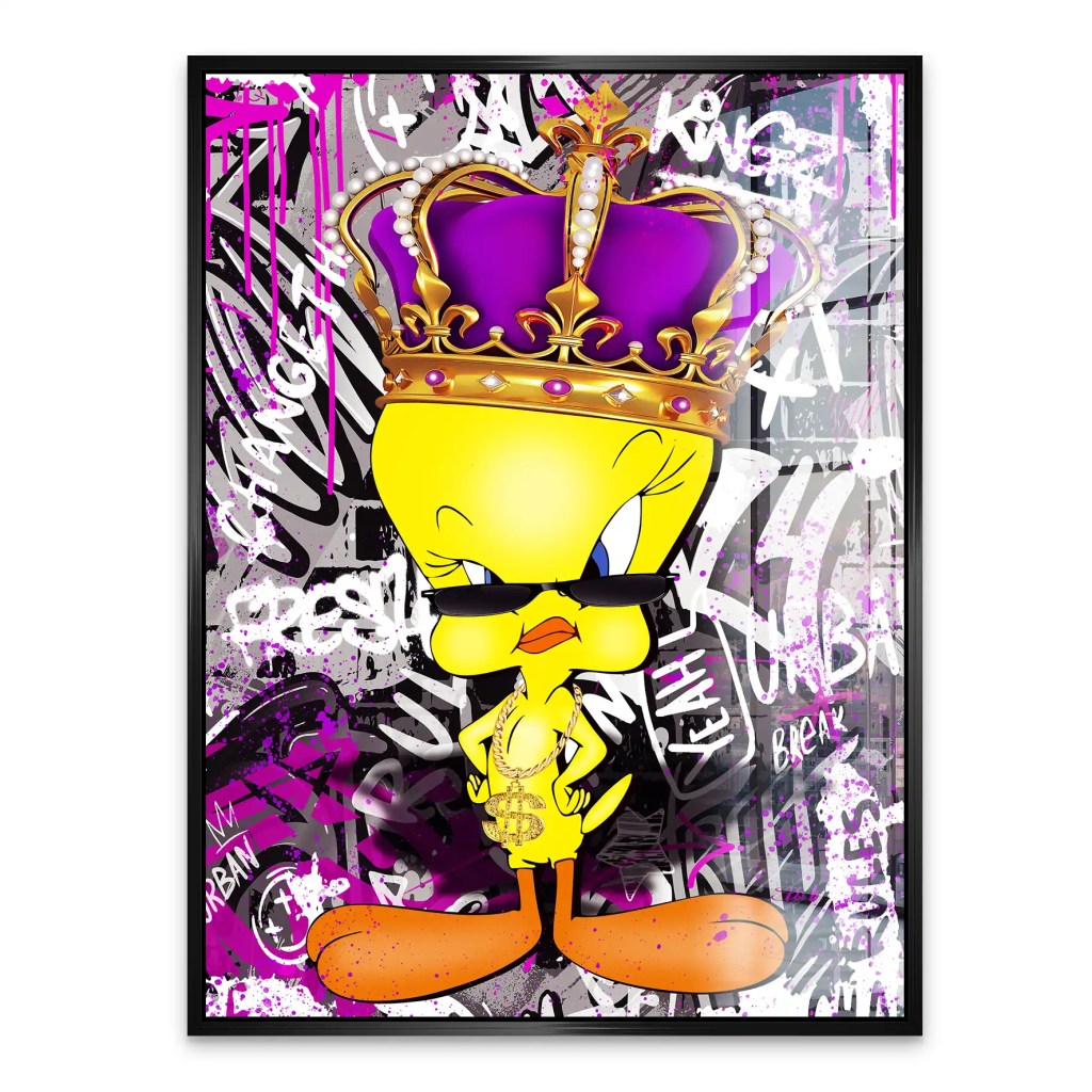 Pop Art Tweety King Acrylglas Bild INGALERIE