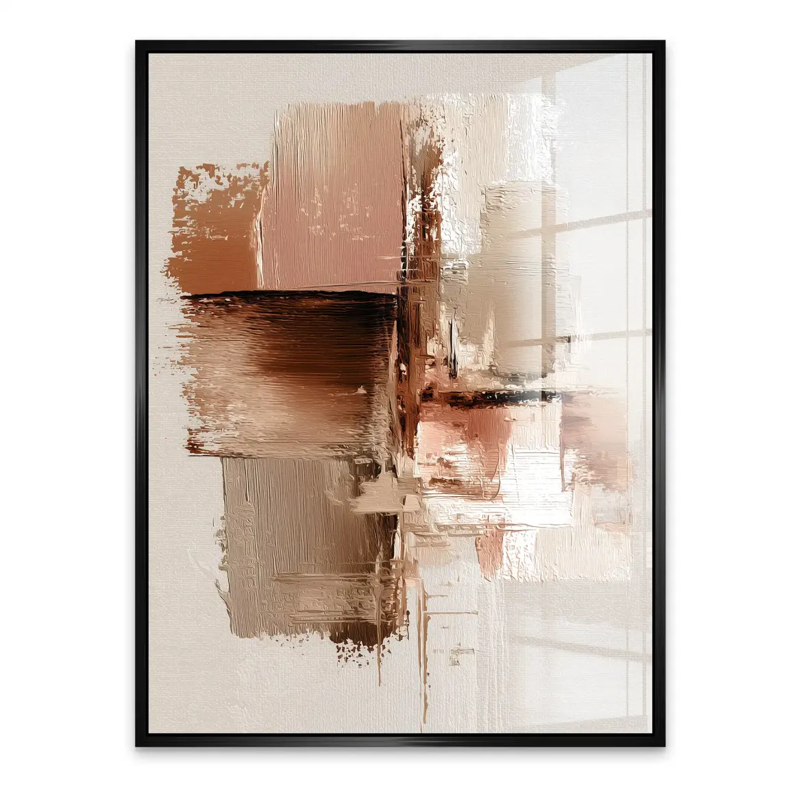 Earth Harmony Abstrakt Acrylglasbild
