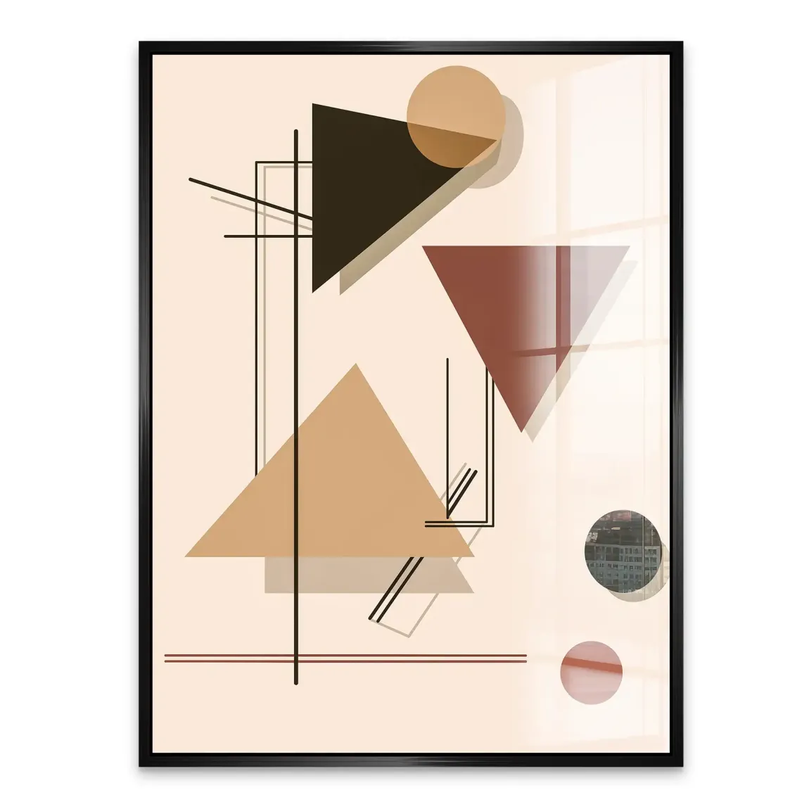 Kandinsky Harmony Style Acrylglasbild INGALERIE