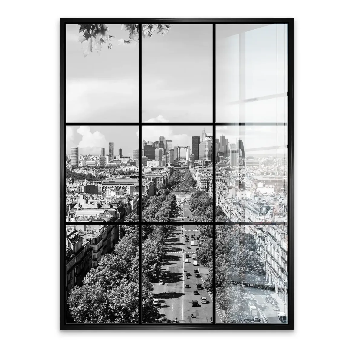 Skyline Avenue Paris Acrylglasbild