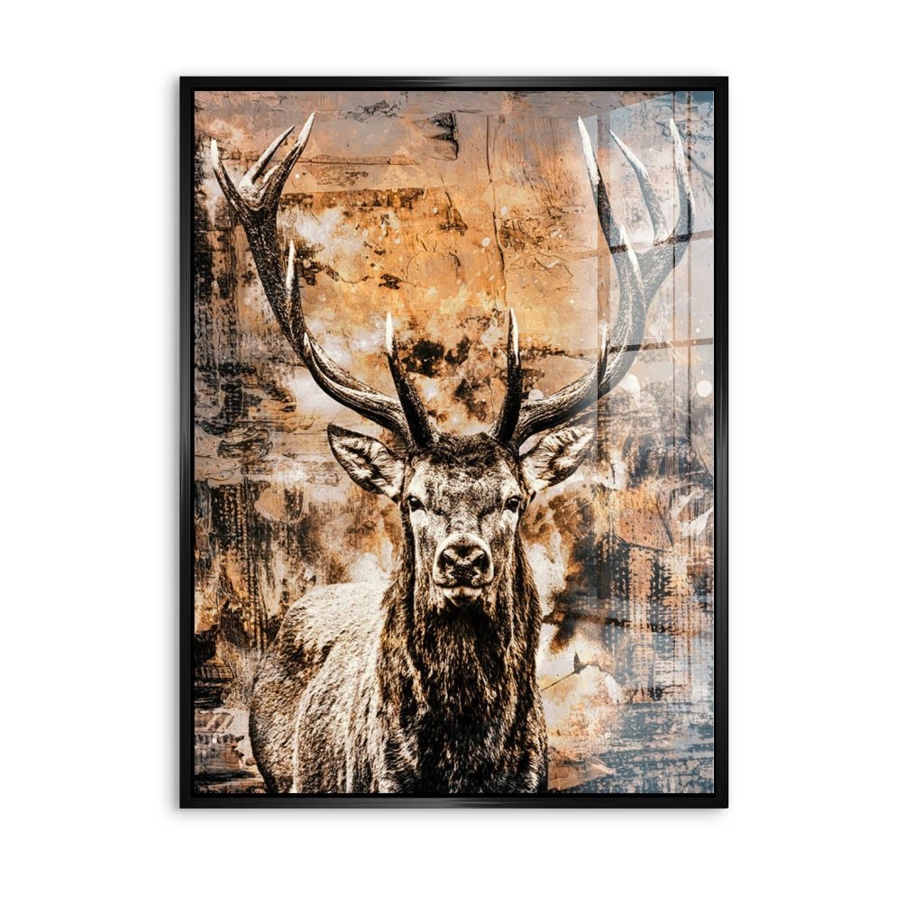 Hirsch Modern Style Acrylglas Bild INGALERIE