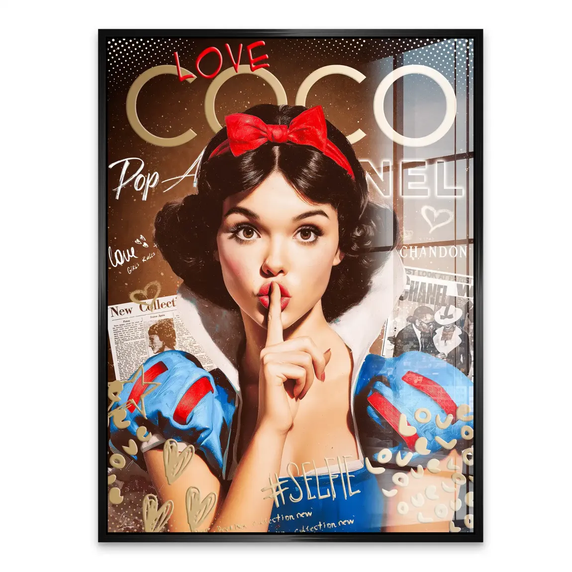 Schneewittchen Coco Glam Acrylglasbild